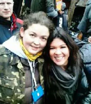 Ася Волиняночка з Володимира-Волинського на Майдані була десятником Першої Волинської сотні 2 ww112524