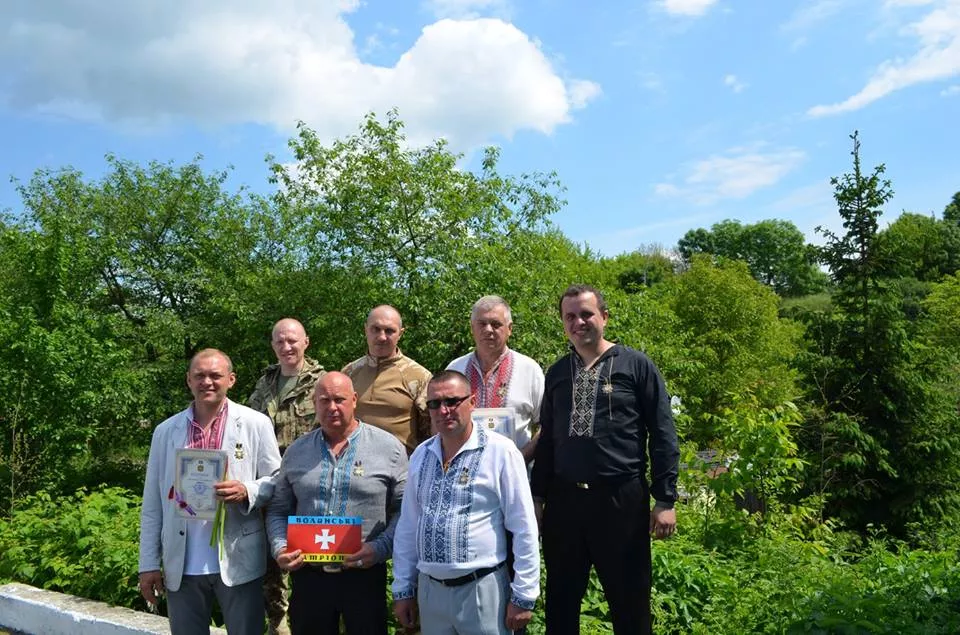 В Успенському соборі Володимира-Волинського медалями були нагороджені "Волинські патріоти" та волонтер Андрій Рязанов 1 11351324_435304783304333_2572498682246289504_n