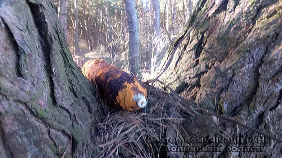 Правоохоронці виявили снаряд часів Другої світової війни в Іваничівському районі 3 PM825image002