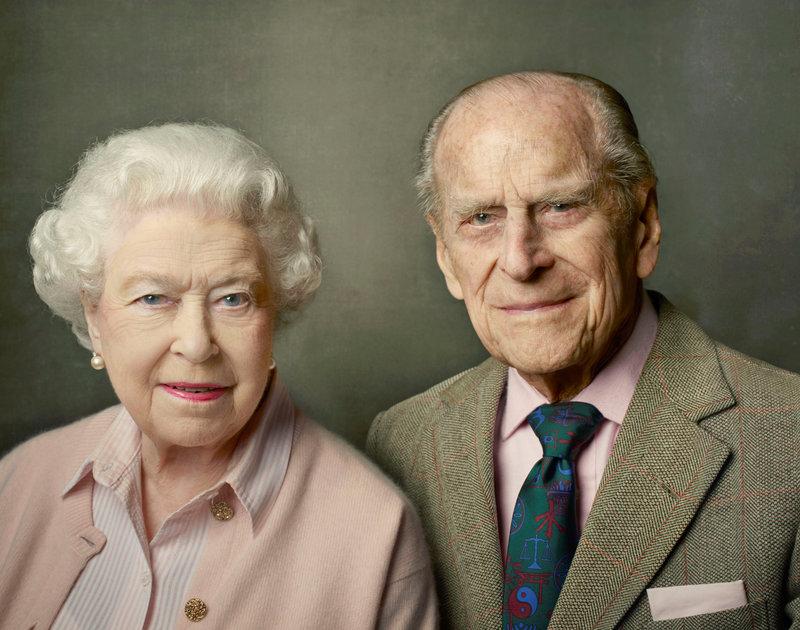 This official photograph released by Buckingham Palace to mark her 90th birthday shows Britain's Queen Elizabeth with her husband, Prince Philip, and was taken at Windsor Castle, in Windsor, Britain just after Easter 2016. Annie Leibovitz/Handout via Reuters