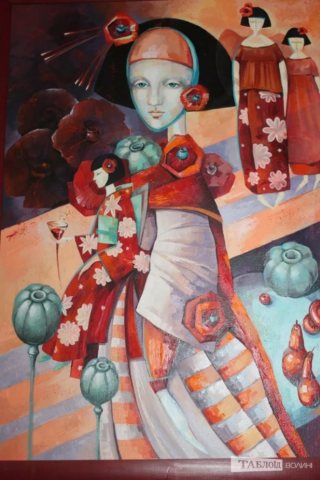 У Луцьку презентували роботи нововолинської художниці у стилі символізму 5 img_5808