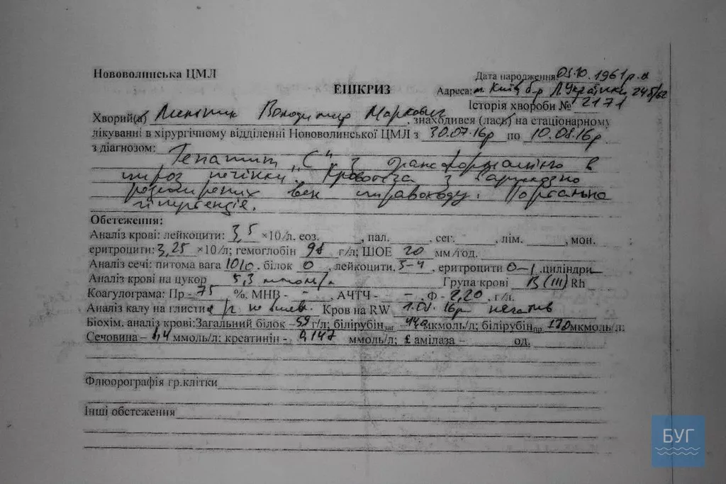 Мешканець Нововолинська потребує допомоги 3