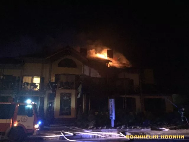 Пожежу в луцькому ресторані Patio di Fiori ліквідовувало 7 спецмашин 2