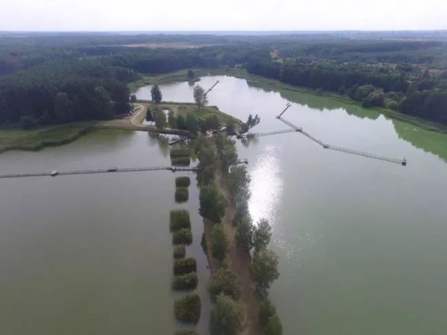 Любомльські ставки показали з висоти пташиного польоту 3