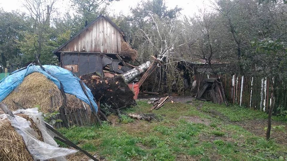 Повалена водонапірна башня та два села без світла: наслідки негоди на Іваничівщині 2