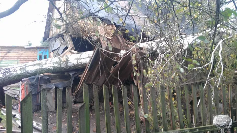 Повалена водонапірна башня та два села без світла: наслідки негоди на Іваничівщині 5