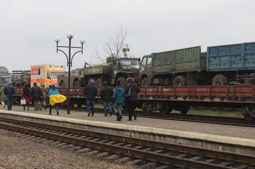 Перші підрозділи 14-ої ОМБр зустріли вдома 1