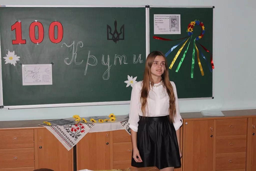 "Все пам'ятаємо через сотню років" - захід у Володимир-Волинському педколеджі присвячений пам'яті Герої Крут 2