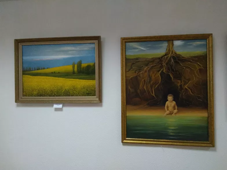 У Володимирі-Волинському виставка сюрреалістичних картини нововолинського митця Анатолія Мужевітіна 2