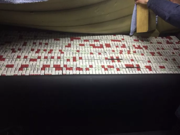 В пункті пропуску "Устилуг" службовий собака винюхав контрабандні сигарети 3