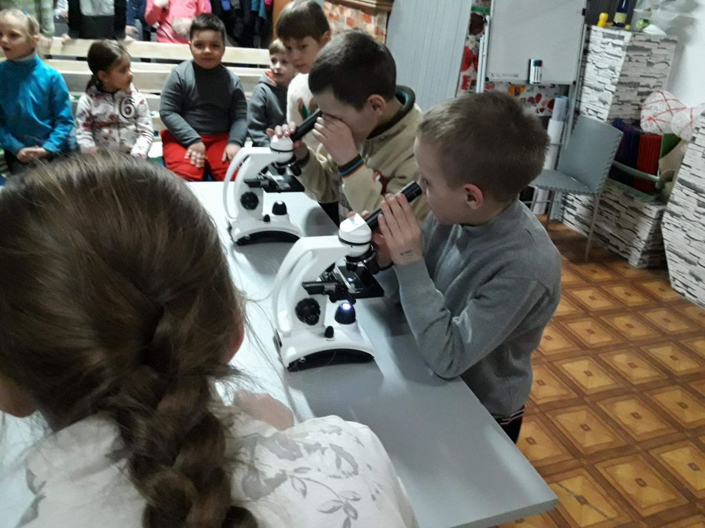 Який світ під мікроскопом дізнавалися діти з Вололимира-Волинського 4