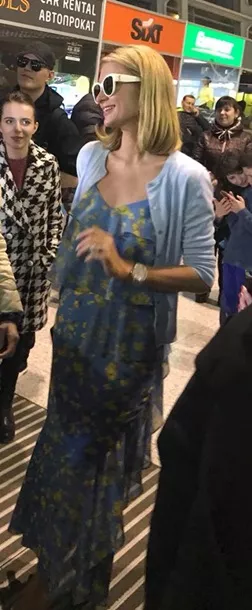 Періс Хілтон з нареченим прилетіла до Львова 5