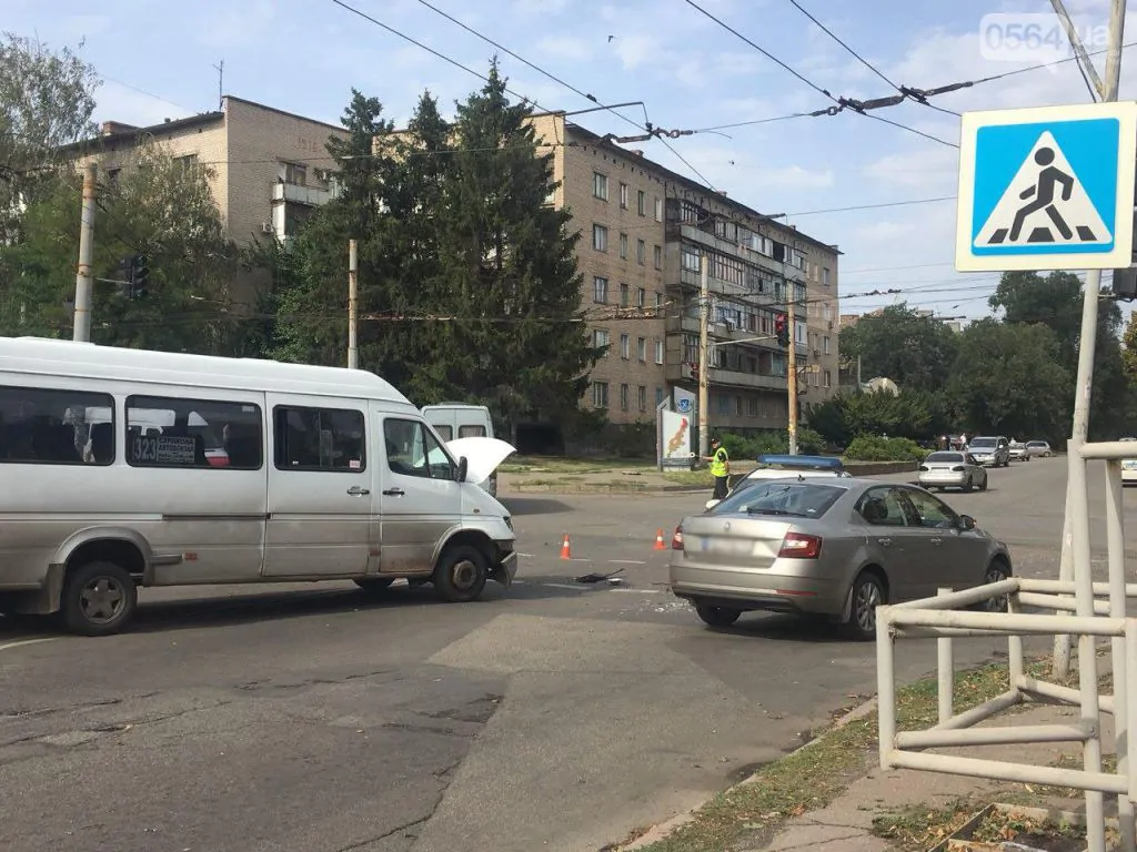 Поліцейська «Toyota», «Жигулі», «Skoda» та маршрутка в Кривому Розі потрапили в масштабну ДТП 6