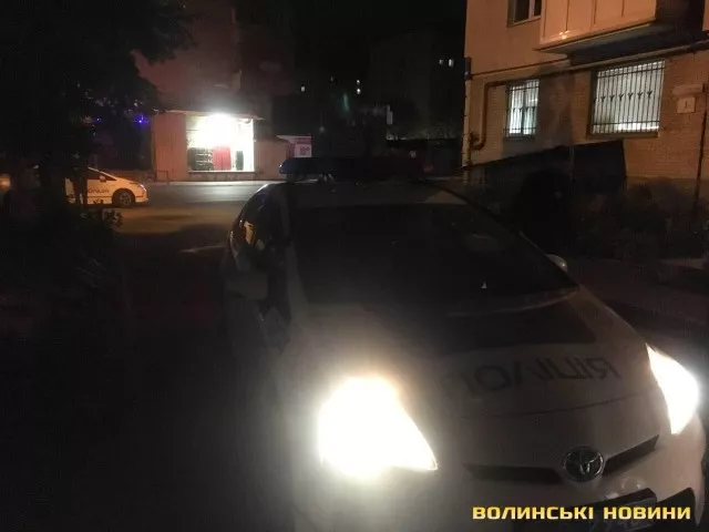 У Луцьку молодик розбив скло в автомобілі патрульних 3