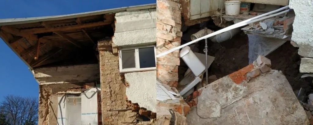 У Горохівському психоневрологічному інтернаті обвалилась стіна 2