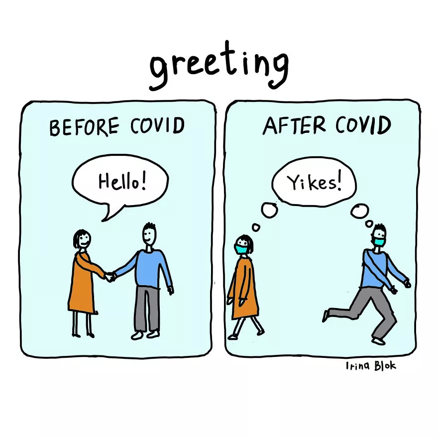 Як коронавірус змінив наше життя, описала художниця в кумедних картинках 10