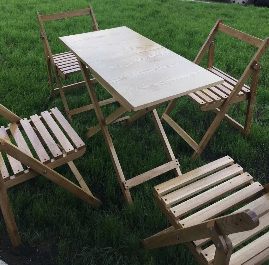 В'язні Маневицької виправної колонії виготовляють меблі для пікніка 3