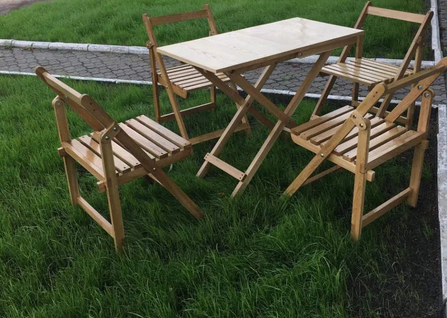 В'язні Маневицької виправної колонії виготовляють меблі для пікніка 2