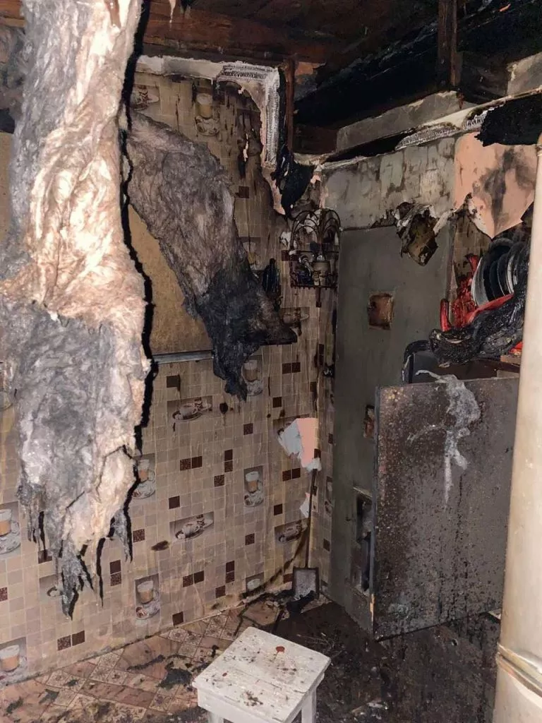 Внаслідок пожежі в житловому будинку у Володимирі травмувалась жінка 2