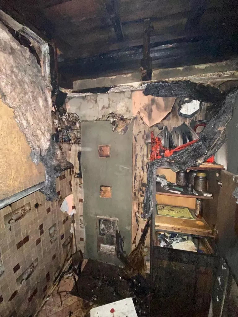 Внаслідок пожежі в житловому будинку у Володимирі травмувалась жінка 3