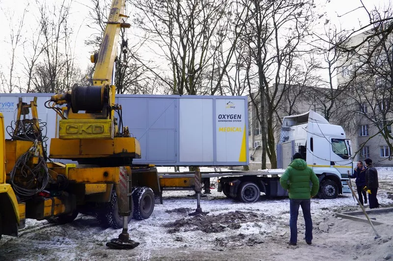 Розпочались роботи по встановленню кисневої станції у ТМО Володимира 3