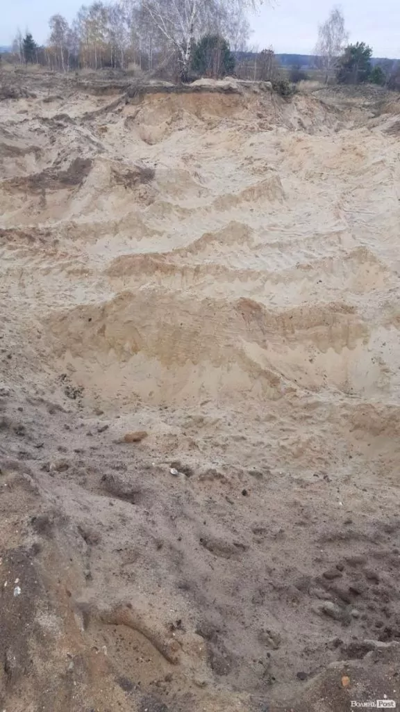 На Волині незаконно видобули пісок на 100 мільйонів 1