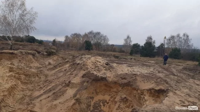 На Волині незаконно видобули пісок на 100 мільйонів 2