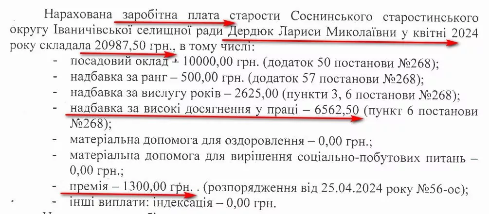 Попри фінансову «діру» в місцевому бюджеті, посадовці Іваничівської селищної ради отримують «за вірну службу» премії і надбавки 21