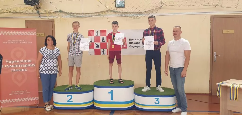 Турнір зі швидких шахів пройшов на вихідних у Володимирі 18