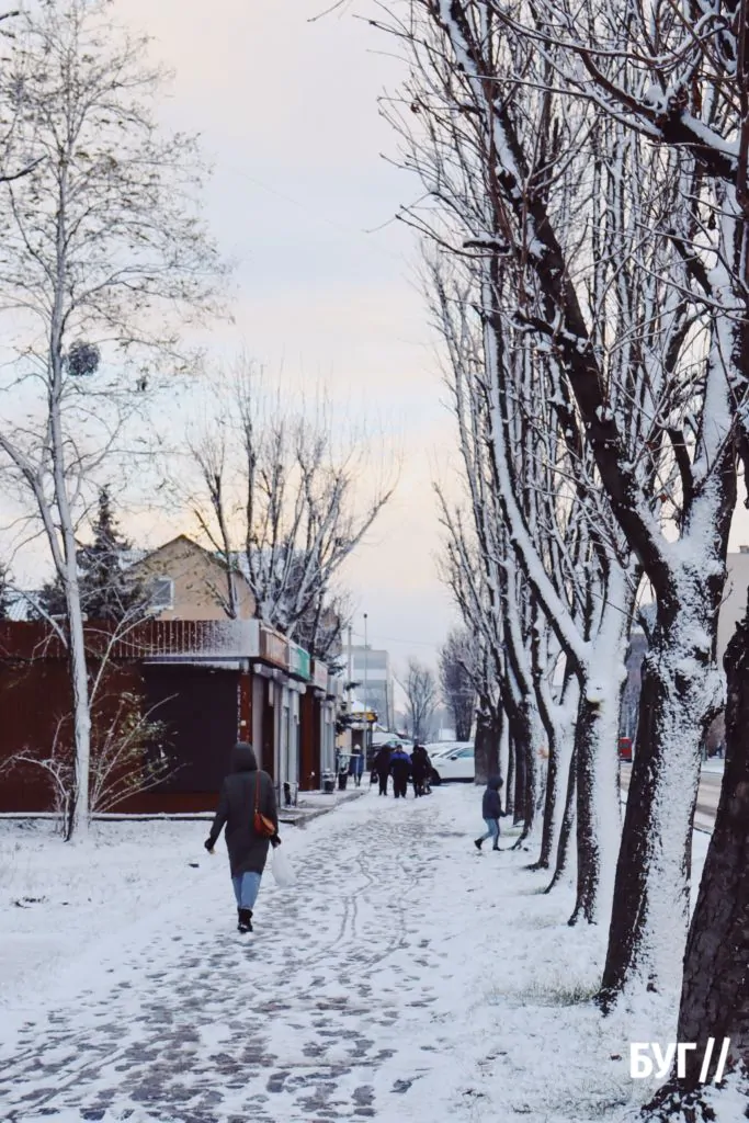 Місто буденне: у Володимирі випав сніг і тимчасово перетворив місто на «зимову казку» 10