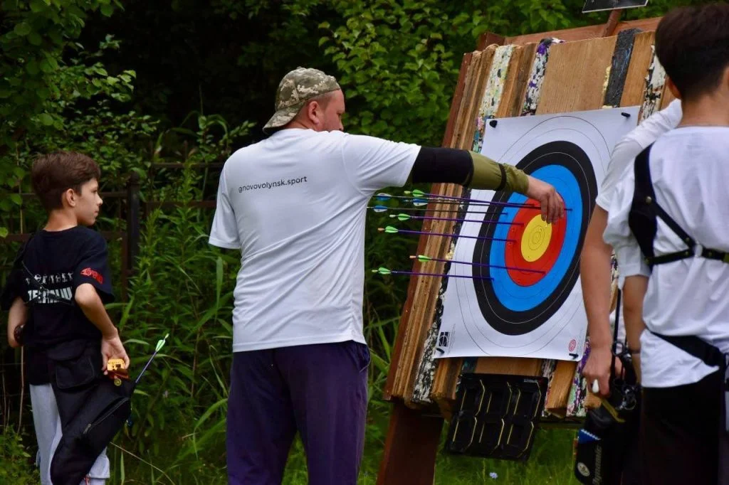 Ветеран з Нововолинська Сергій Дудік взяв участь на чемпіонаті Волині зі стрільби з лука 2