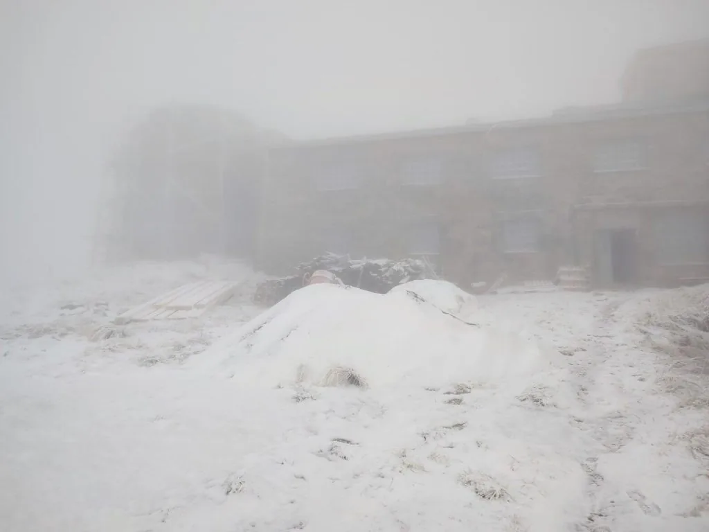 У Карпатах випав сніг: на Чорногорі зафіксували 3° морозу 2