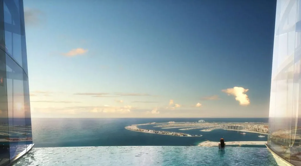 У Дубаї відкрився найвищий готель світу: 377 метрів розкоші та басейн на 76-му поверсі 3
