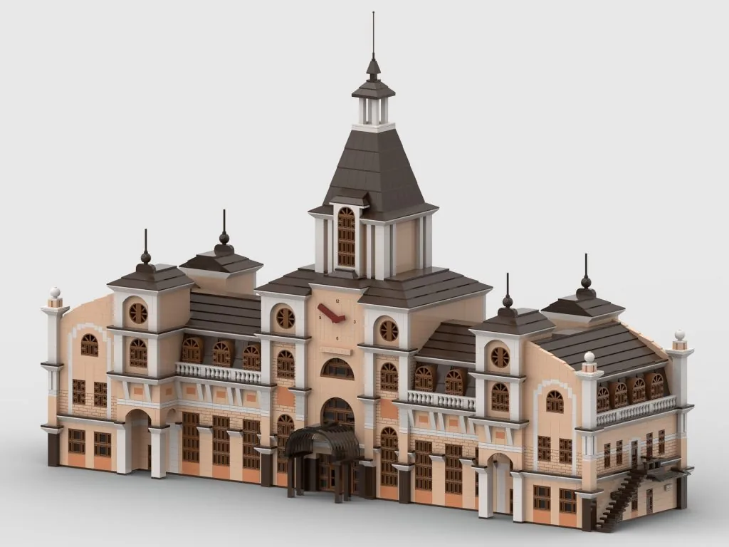Показали Lego-версію вокзалу Луцька 3