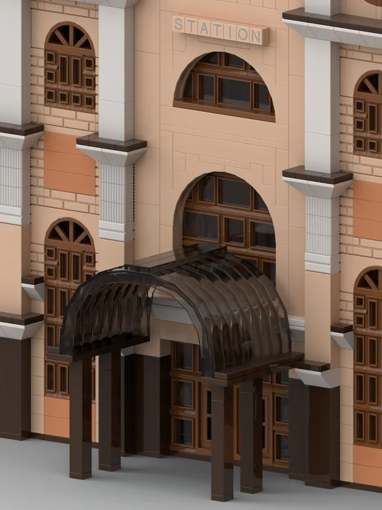 Показали Lego-версію вокзалу Луцька 6