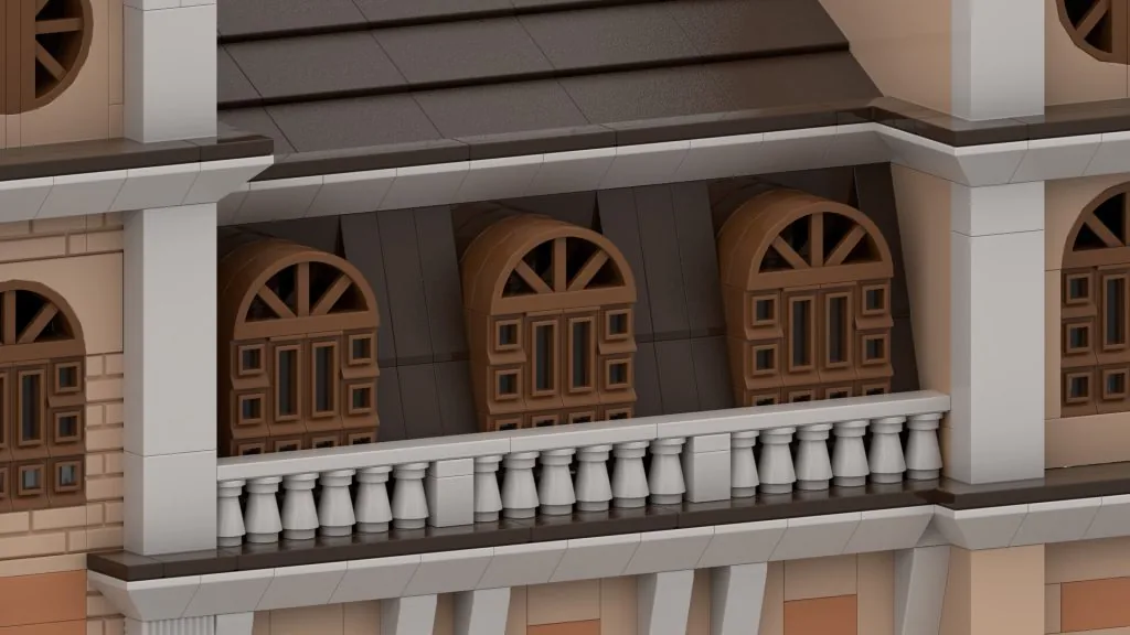 Показали Lego-версію вокзалу Луцька 7