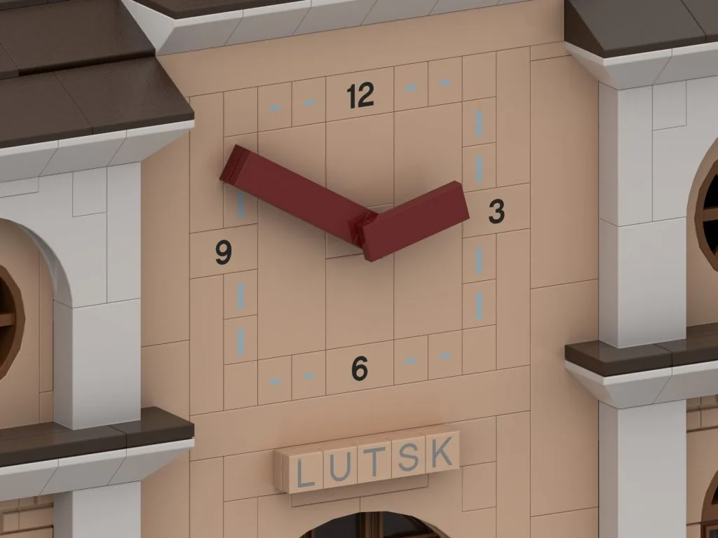 Показали Lego-версію вокзалу Луцька 4