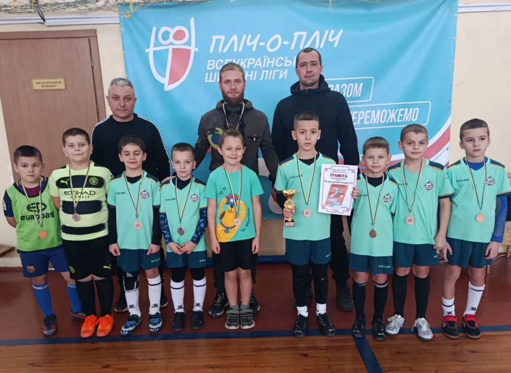 Спортсмени з Володимира посіли призові місця на змаганнях з футболу 7