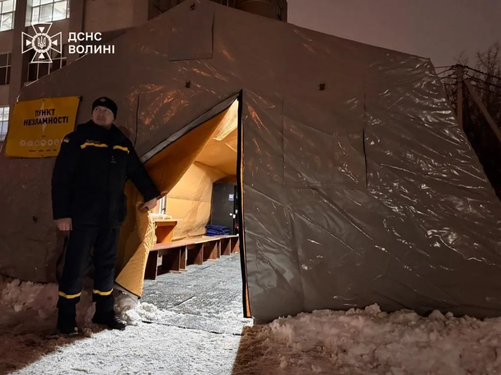 Через погані погодні умови у містах на Волині розмістили пункти незламності 5