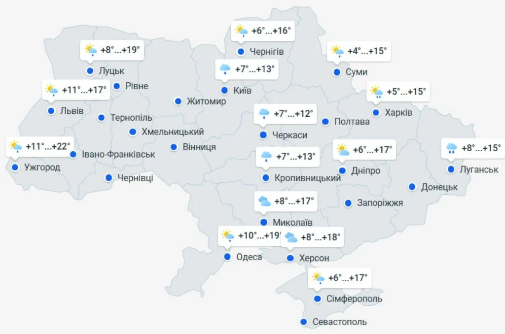 Україну накриє аномальна холоднеча: де вдарить град та посилиться вітер 2
