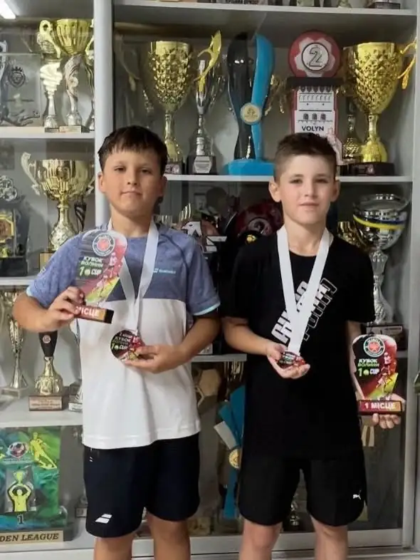 Юний тенісист із Нововолинська став срібним призером чемпіонату Волині 2