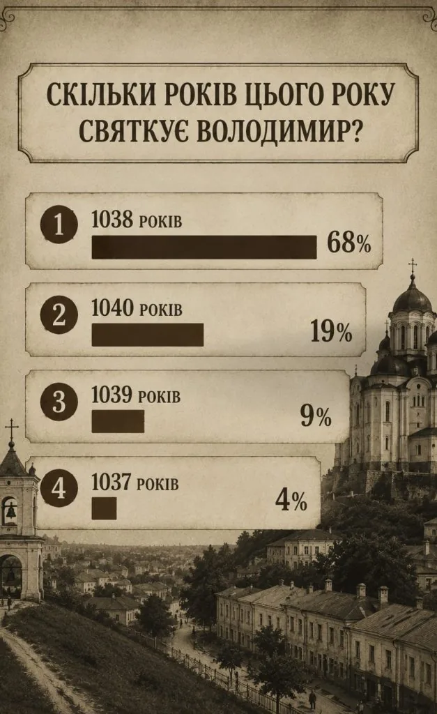 Як добре ви знаєте історію Володимира? Підбиваємо підсумки святкового квізу до дня міста 2